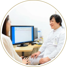 医師による診察と親身なカウンセリング